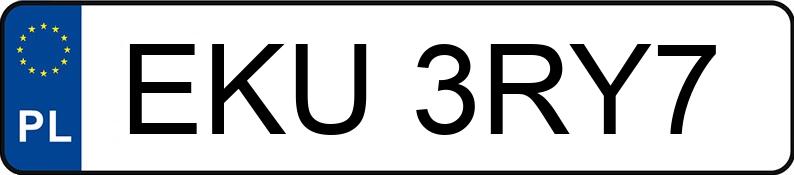 Numer rejestracyjny EKU 3RY7 posiada SKODA OCTAVIA - EKU3RY7 Numer rejestracyjny EKU 3RY7 posiada SKODA OCTAVIA - EKU3RY7