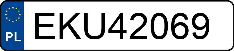 Numer rejestracyjny EKU 42069 posiada OPEL CORSA - EKU42069