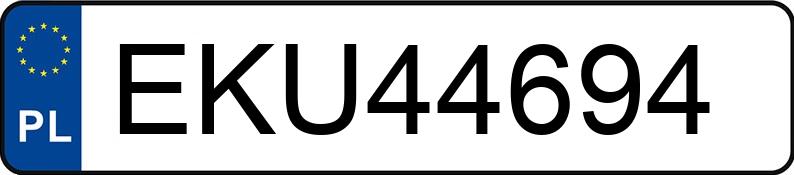 Numer rejestracyjny EKU 44694 posiada RENAULT MEGANE 1.4 KAT - EKU44694