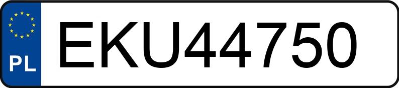 Numer rejestracyjny EKU 44750 posiada BMW 3 - EKU44750
