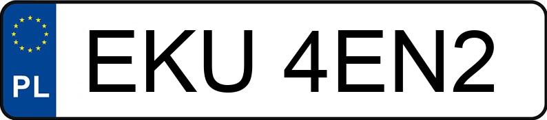 Numer rejestracyjny EKU4EN2 posiada BMW 525 TD Kat. MR`95 E39 525 TD Kat. MR`95 E39