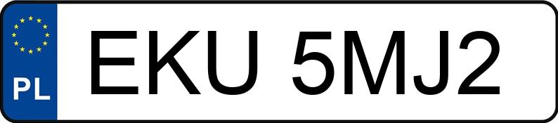 Numer rejestracyjny EKU 5MJ2 posiada SKODA OCTAVIA - EKU5MJ2 Numer rejestracyjny EKU 5MJ2 posiada SKODA OCTAVIA - EKU5MJ2