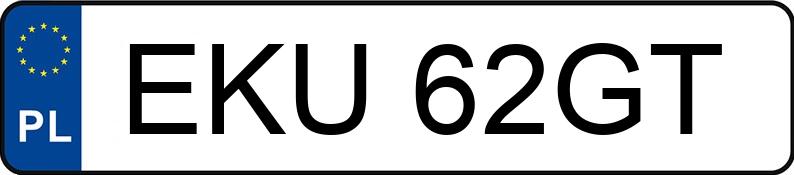 Numer rejestracyjny EKU 62GT posiada OPEL CORSA - EKU62GT