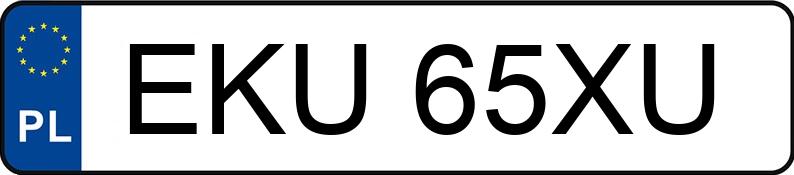 Numer rejestracyjny EKU 65XU posiada AUTOSAN D-45 - EKU65XU Numer rejestracyjny EKU 65XU posiada AUTOSAN D-45 - EKU65XU