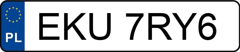 Numer rejestracyjny EKU 7RY6 posiada OPEL CORSA -C - EKU7RY6