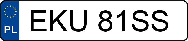 Numer rejestracyjny EKU 81SS posiada OPEL  - EKU81SS