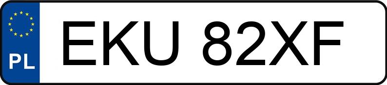 Numer rejestracyjny EKU 82XF posiada FSR (Tarpan) Honker Diesel E1 4012 - EKU82XF