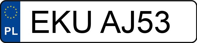 Numer rejestracyjny EKU AJ53 posiada RENAULT MEGANE - EKUAJ53 Numer rejestracyjny EKU AJ53 posiada RENAULT MEGANE - EKUAJ53