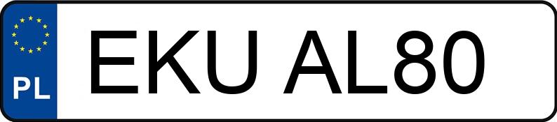 Numer rejestracyjny EKU AL80 posiada PEUGEOT 308 - EKUAL80