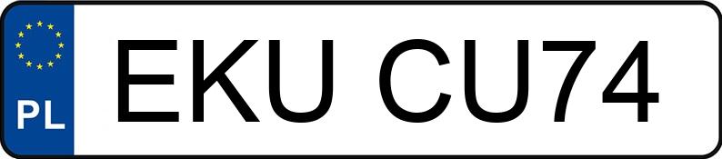 Numer rejestracyjny EKU CU74 posiada BMW 520D XDRIVE - EKUCU74