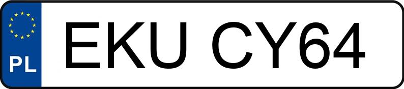 Numer rejestracyjny EKU CY64 posiada AUDI A4 1.9 TDi Kat. MR`00 E3 8E A4 1.9 TDi Kat. MR`00 E3 8E - EKUCY64