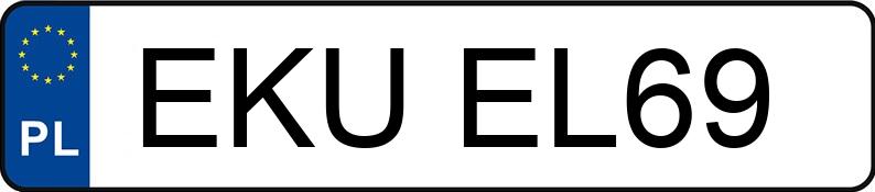 Numer rejestracyjny EKU EL69 posiada BMW 320 CI - EKUEL69 Numer rejestracyjny EKU EL69 posiada BMW 320 CI - EKUEL69