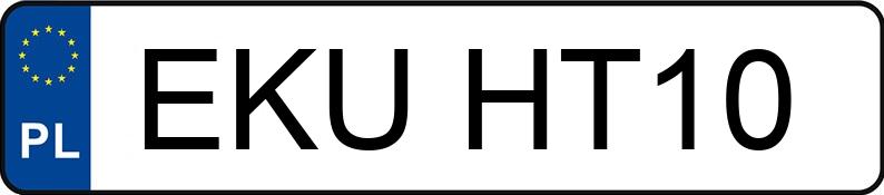 Numer rejestracyjny EKU HT10 posiada SUZUKI BANDIT 650 - EKUHT10