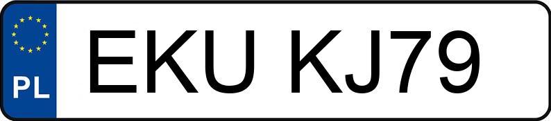 Numer rejestracyjny EKU KJ79 posiada MERCEDES-BENZ S 320 - EKUKJ79