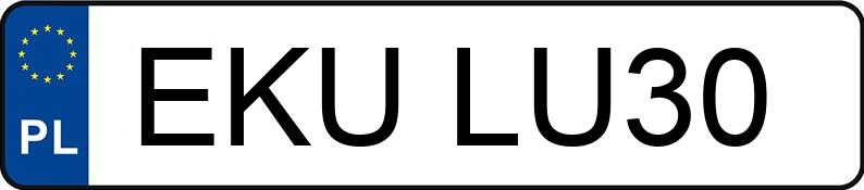 Numer rejestracyjny EKU LU30 posiada VOLKSWAGEN BORA - EKULU30