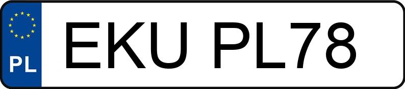 Numer rejestracyjny EKU PL78 posiada OPEL VECTRA-C - EKUPL78