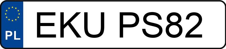 Numer rejestracyjny EKU PS82 posiada AUDI A3 - EKUPS82 Numer rejestracyjny EKU PS82 posiada AUDI A3 - EKUPS82