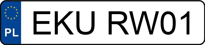 Numer rejestracyjny EKU RW01 posiada MAN TGX 18.480 - EKURW01