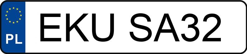 Numer rejestracyjny EKU SA32 posiada VOLKSWAGEN NEW BEETLE - EKUSA32