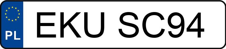 Numer rejestracyjny EKU SC94 posiada PEUGEOT 508 - EKUSC94