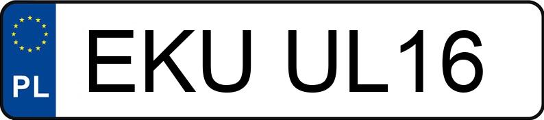 Numer rejestracyjny EKU UL16 posiada MERCEDES-BENZ E 63 - EKUUL16