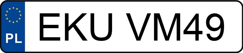 Numer rejestracyjny EKU VM49 posiada BMW 520 I - EKUVM49 Numer rejestracyjny EKU VM49 posiada BMW 520 I - EKUVM49