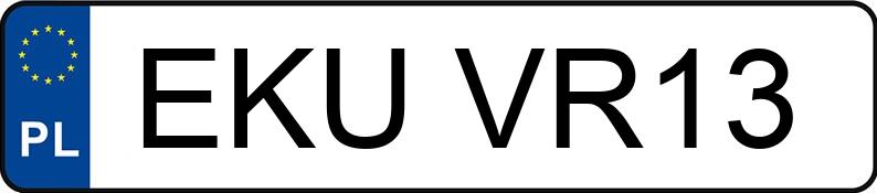 Numer rejestracyjny EKU VR13 posiada VOLVO V50 - EKUVR13