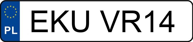 Numer rejestracyjny EKU VR14 posiada FORD FOCUS - EKUVR14