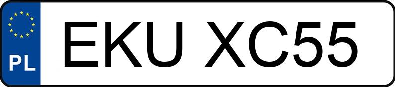Numer rejestracyjny EKU XC55 posiada FORD EDGE - EKUXC55