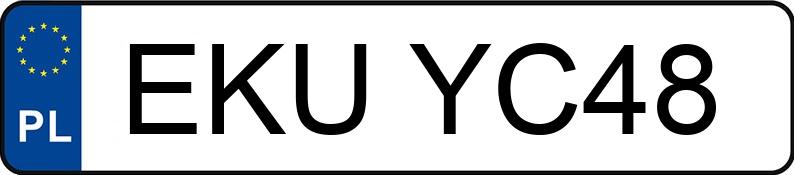 Numer rejestracyjny EKU YC48 posiada VOLKSWAGEN POLO - EKUYC48