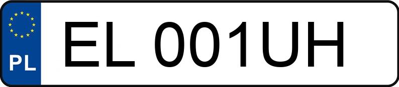Numer rejestracyjny EL 001UH posiada VOLKSWAGEN GOLF - EL001UH Numer rejestracyjny EL 001UH posiada VOLKSWAGEN GOLF - EL001UH