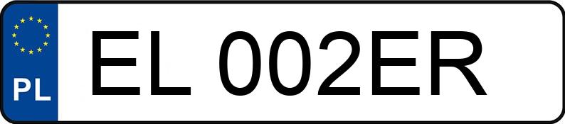 Numer rejestracyjny EL 002ER posiada VOLKSWAGEN Polo IV 1.2 MR`02 E4 Trendline - EL002ER Numer rejestracyjny EL 002ER posiada VOLKSWAGEN Polo IV 1.2 MR`02 E4 Trendline - EL002ER