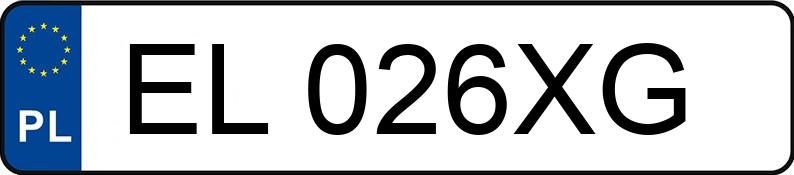 Numer rejestracyjny EL 026XG posiada FIAT CROMA - EL026XG