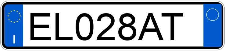 Numer rejestracyjny EL028AT posiada PEUGEOT 107