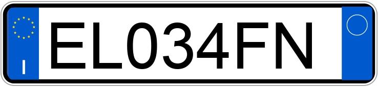 Numer rejestracyjny EL034FN posiada TOYOTA Yaris 3a serie Numer rejestracyjny EL034FN posiada TOYOTA Yaris 3a serie