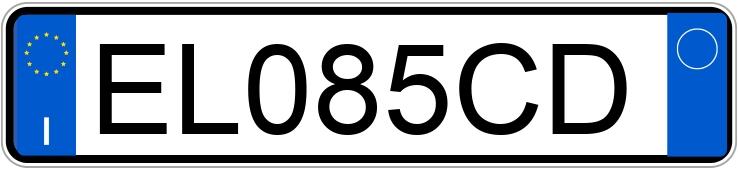 Numer rejestracyjny EL085CD posiada RENAULT Scenic 3a serie