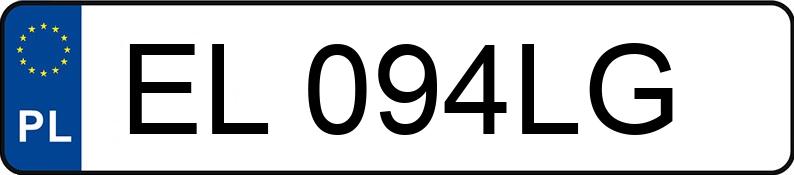 Numer rejestracyjny EL 094LG posiada BMW 730 - EL094LG