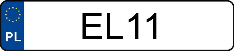 Numer rejestracyjny EL 11 posiada MERCEDES-BENZ SL 350 - EL11 Numer rejestracyjny EL 11 posiada MERCEDES-BENZ SL 350 - EL11