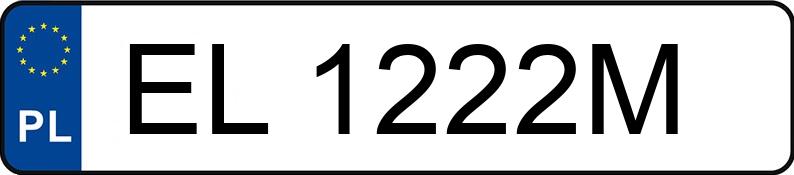 Numer rejestracyjny EL 1222M posiada HONDA Jazz 1.2i MR`02 E3 LS - EL1222M