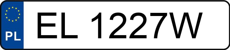 Numer rejestracyjny EL 1227W posiada PEUGEOT 407 1.8 MR`04 E3 SR Komfort - EL1227W