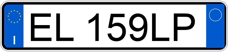 Numer rejestracyjny EL159LP posiada FIAT Punto 4a serie