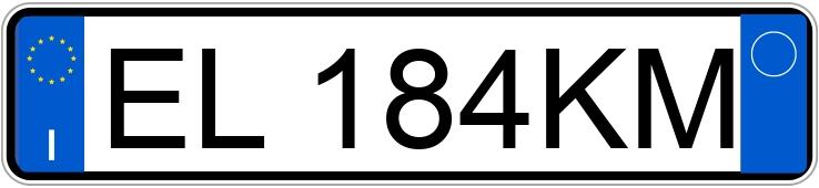 Numer rejestracyjny EL184KM posiada OPEL Agila 2a serie