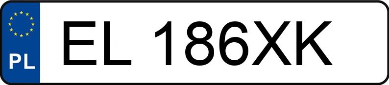 Numer rejestracyjny EL 186XK posiada OPEL ASTRA - EL186XK Numer rejestracyjny EL 186XK posiada OPEL ASTRA - EL186XK