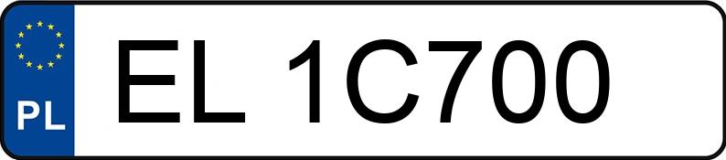 Numer rejestracyjny EL 1C700 posiada OPEL ASTRA SPORTS TOURER+ - EL1C700 Numer rejestracyjny EL 1C700 posiada OPEL ASTRA SPORTS TOURER+ - EL1C700