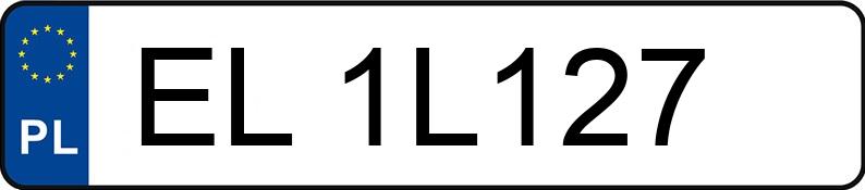 Numer rejestracyjny EL 1L127 posiada PEUGEOT 2008 - EL1L127