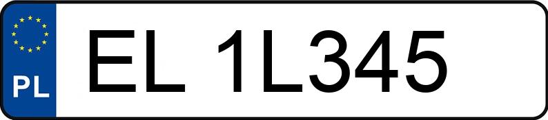 Numer rejestracyjny EL 1L345 posiada MERCEDES-BENZ S 400 D 4MATIC - EL1L345