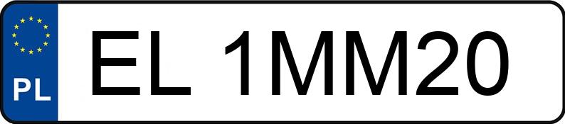 Numer rejestracyjny EL 1MM20 posiada CUPRA CUPRA LEON SP - EL1MM20