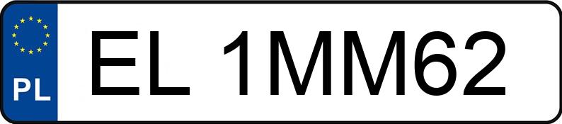 Numer rejestracyjny EL 1MM62 posiada BMW 330D XDRIVE - EL1MM62