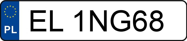 Numer rejestracyjny EL 1NG68 posiada BMW 318 - EL1NG68