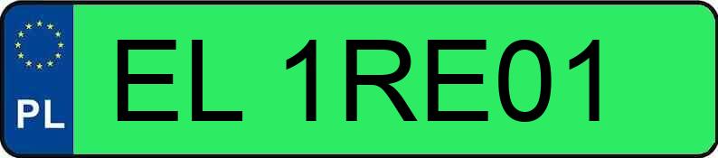 Numer rejestracyjny EL 1RE01 posiada VOLVO XC 40 ELECTRIC MR`22 Ext. Range Plus 79kWh - EL1RE01